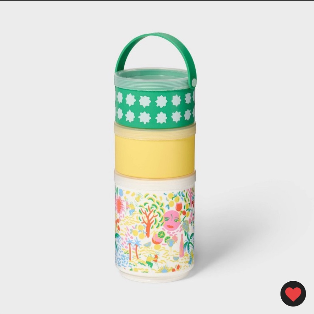 Roller Rabbit x Target Vacation Stackable Snacklebox NWT